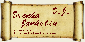 Drenka Jankelin vizit kartica